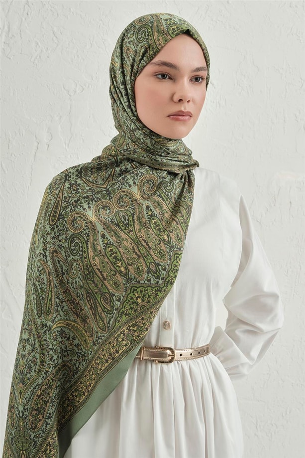 Armine Premium Pure Etnik Desen Şal 4 41