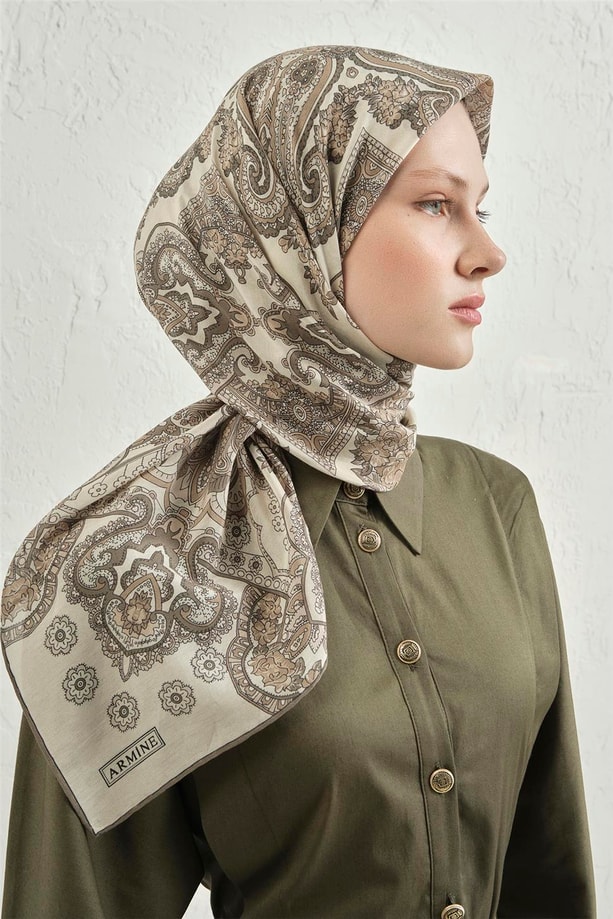 Armine Çiçek Eşarp 48 48