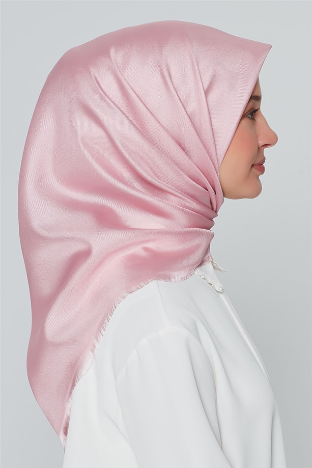 Armine Polyester Eşarp 00Oaat44 Pudra Pembe