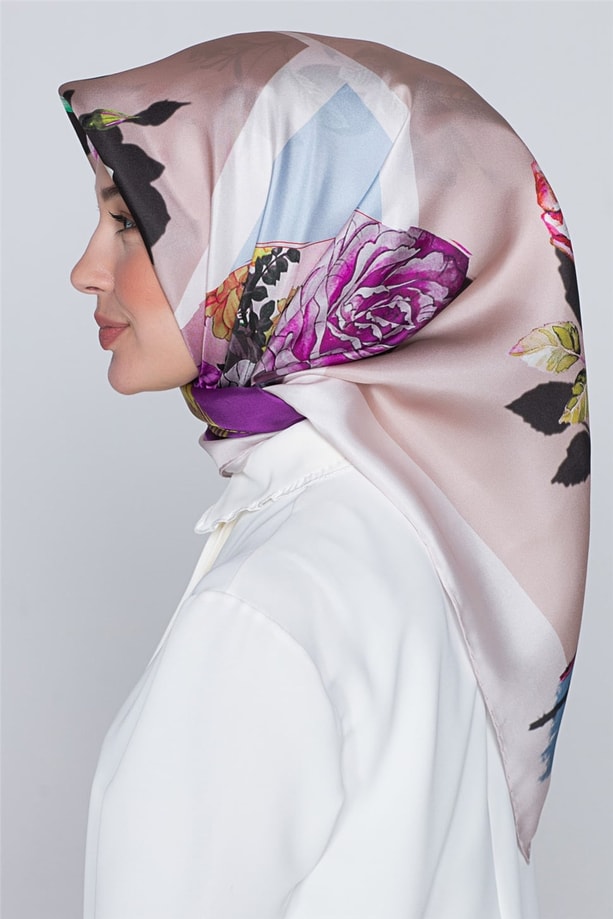 Armine Nostalji Sura İpek Eşarp 18Ya0642 34