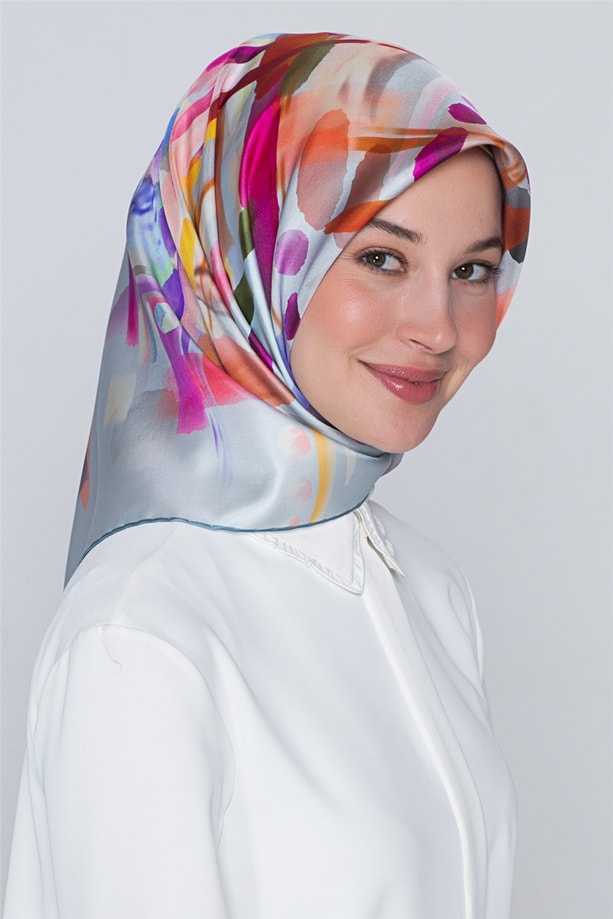 Armine Nostalji Twill İpek Eşarp 18Ya2808 10