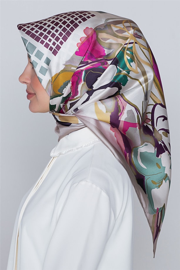 Armine Nostalji Twill İpek Eşarp 18Ya2824 81
