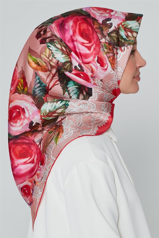 Armine Nostalji Twill İpek Eşarp 18Ya4513 01