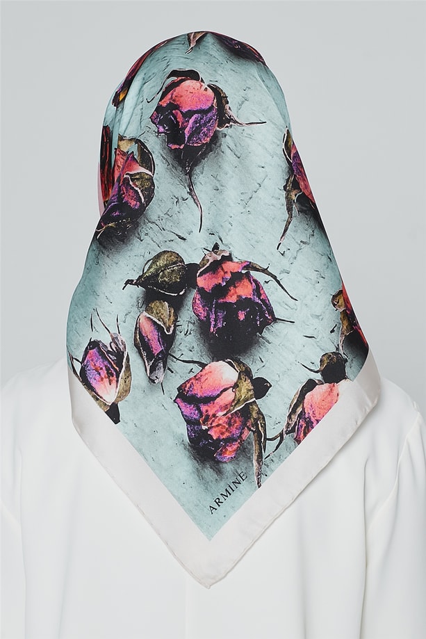 Armine Nostalji Twill İpek Eşarp 18Ya4533 38