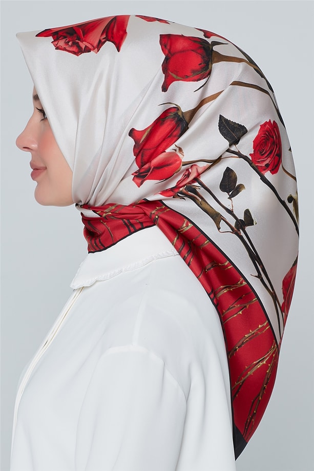 Armine Nostalji Twill İpek Eşarp 18Ya7240 32