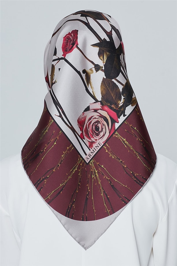 Armine Nostalji Twill İpek Eşarp 18Ya7240 82