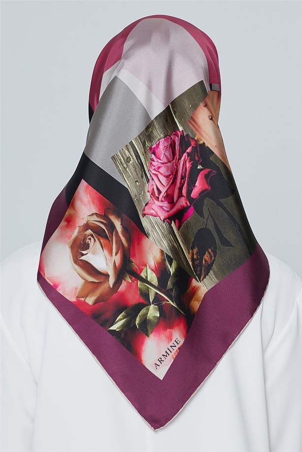 Armine Nostalji Twill İpek Eşarp 18Ya7263 36