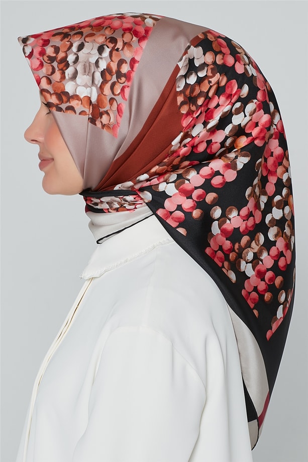 Armine Nostalji Twill İpek Eşarp 18Ya7268 06