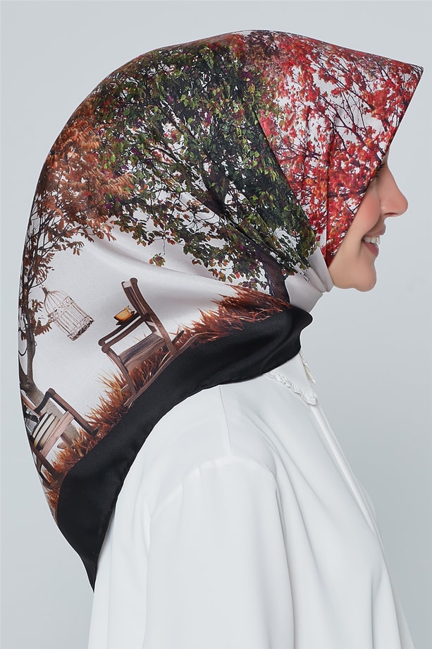 Armine Nostalji Twill İpek Eşarp 18Ya7276 28