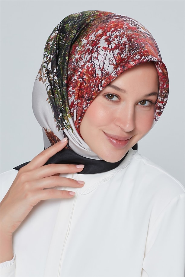 Armine Nostalji Twill İpek Eşarp 18Ya7276 28