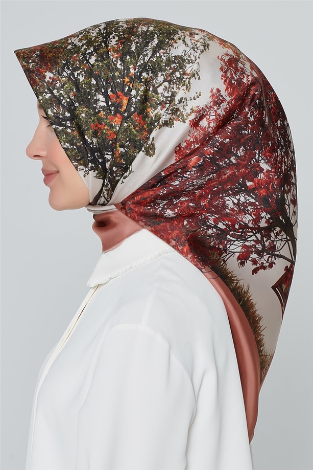 Armine Nostalji Twill İpek Eşarp 18Ya7276 31