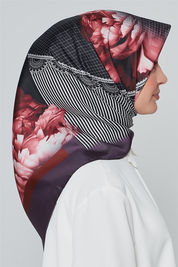 Armine Nostalji Twill İpek Eşarp 18Ya7284 06