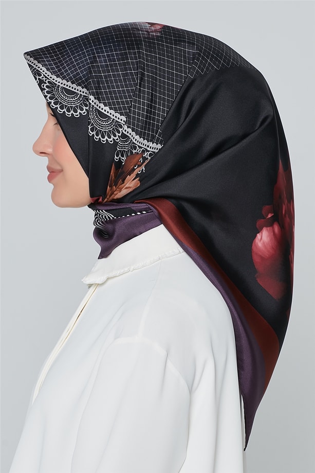 Armine Nostalji Twill İpek Eşarp 18Ya7284 06