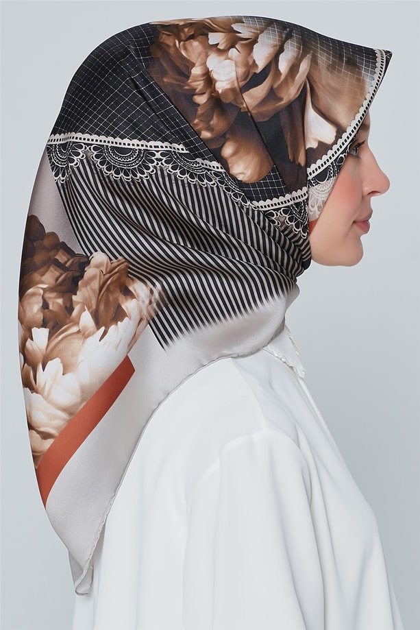 Armine Nostalji Twill İpek Eşarp 18Ya7284 31