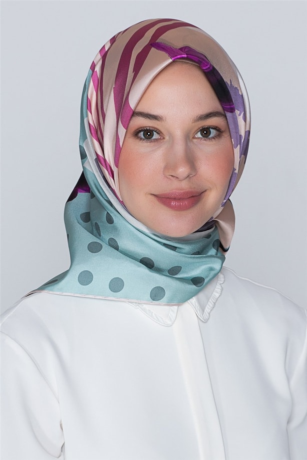 Armine Nostalji Twill İpek Eşarp 18Ya7297 32