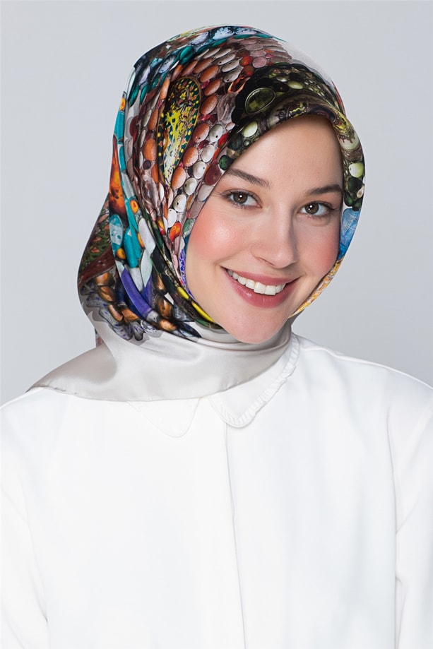 Armine Nostalji Twill İpek Eşarp 18Ya7405 81