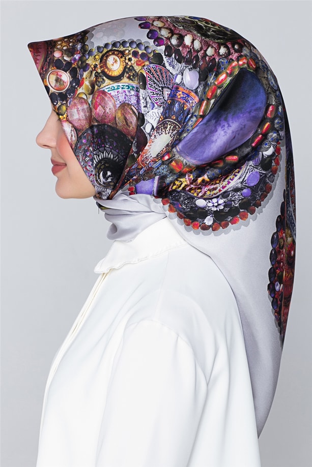 Armine Nostalji Twill İpek Eşarp 18Ya7405 83