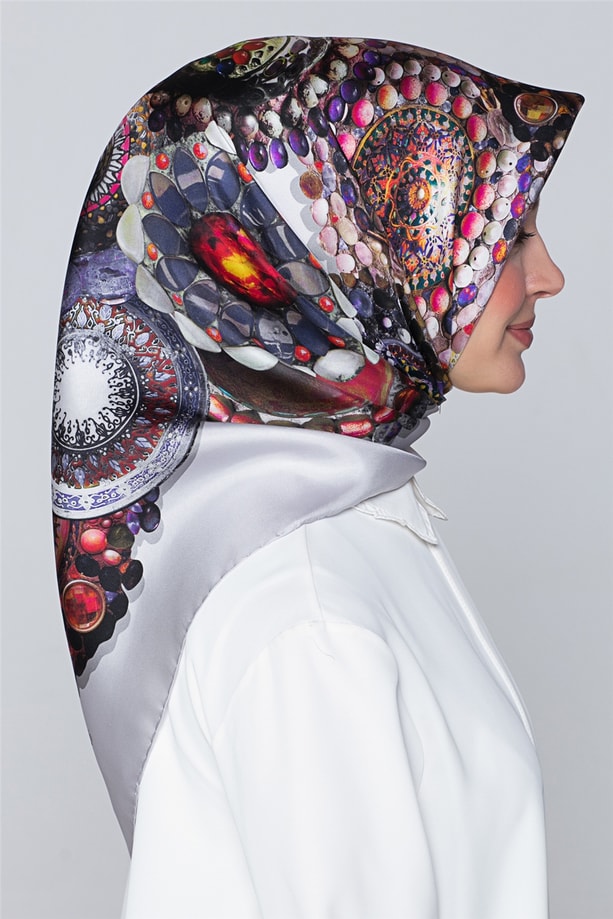 Armine Nostalji Twill İpek Eşarp 18Ya7405 83