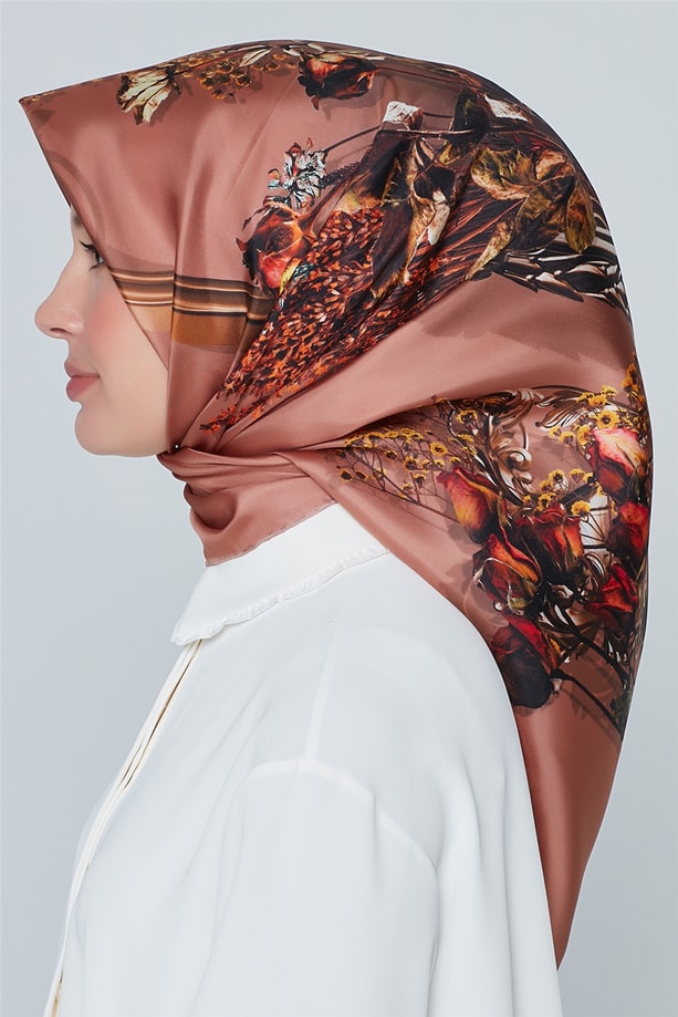 Armine Nostalji Twill İpek Eşarp 18Ya7469 37