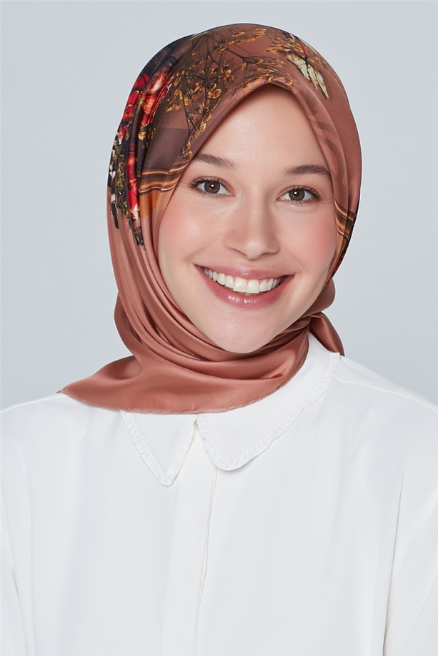 Armine Nostalji Twill İpek Eşarp 18Ya7469 37