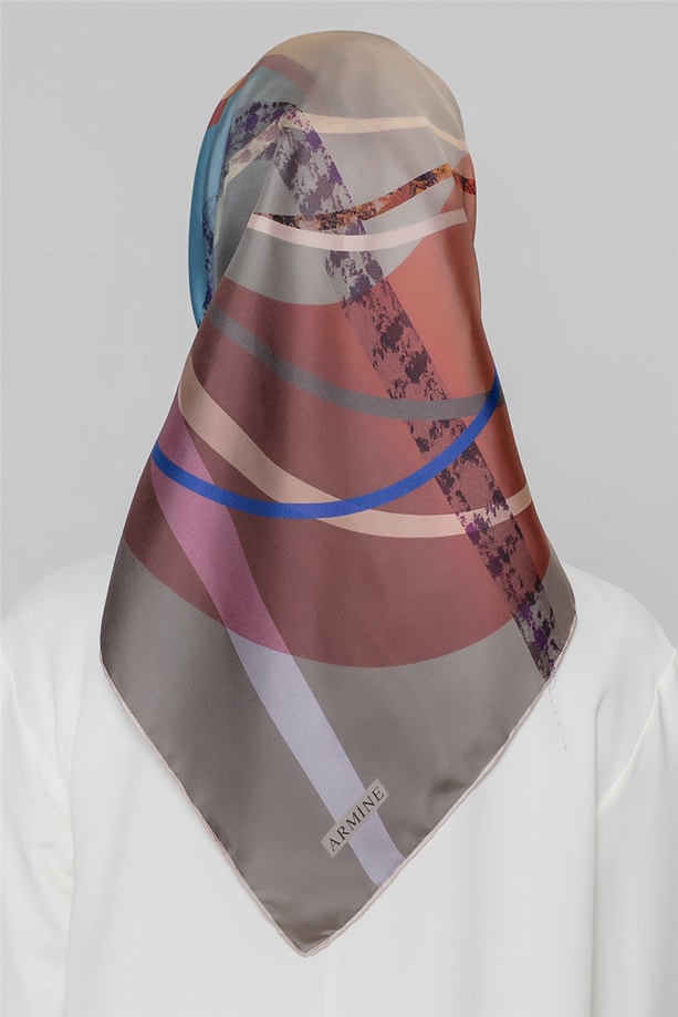 Armine Twill İpek Eşarp 20Ka8408 33