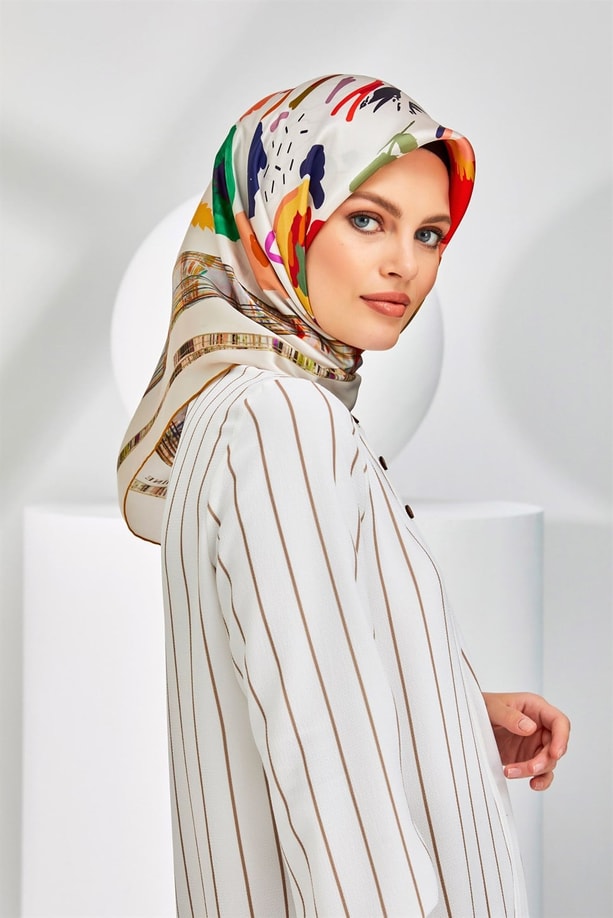 Armine Sura İpek Eşarp 20Ya8300 37