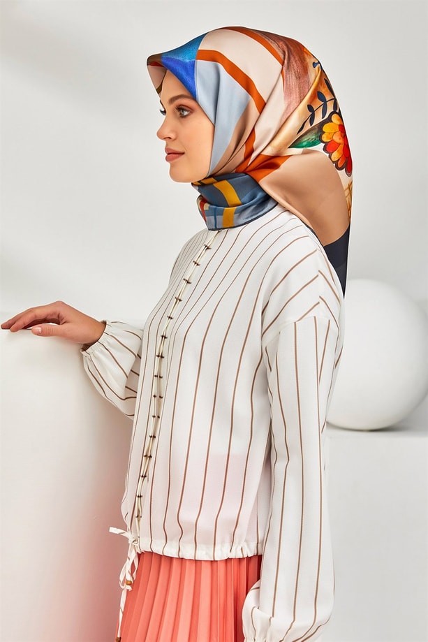 Armine Sura İpek Eşarp 20Ya8308 01