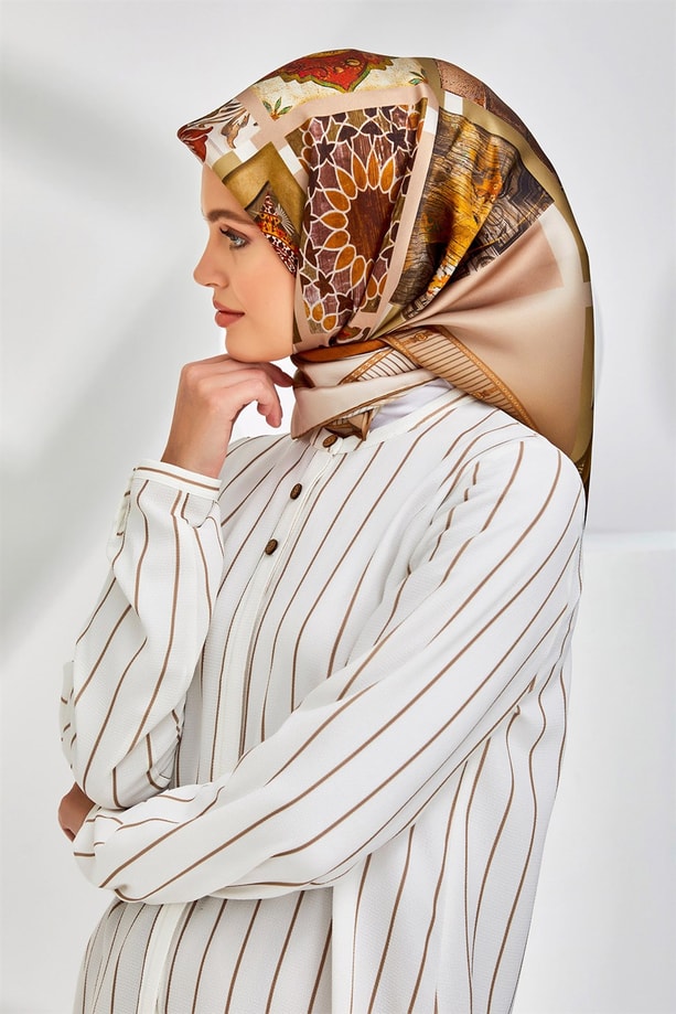 Armine Twill İpek Eşarp 20Ya8312 06