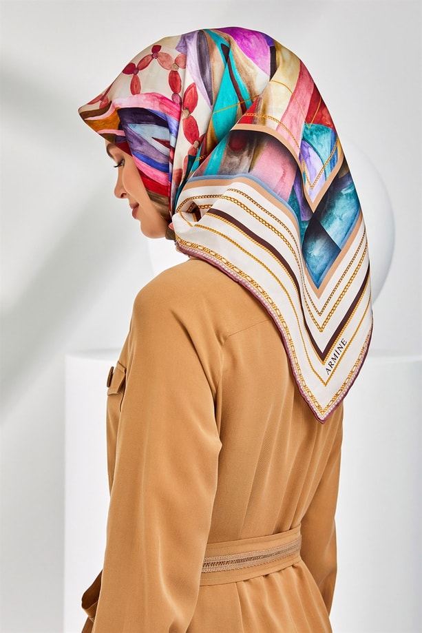 Armine Twill İpek Eşarp 20Ya8319 31