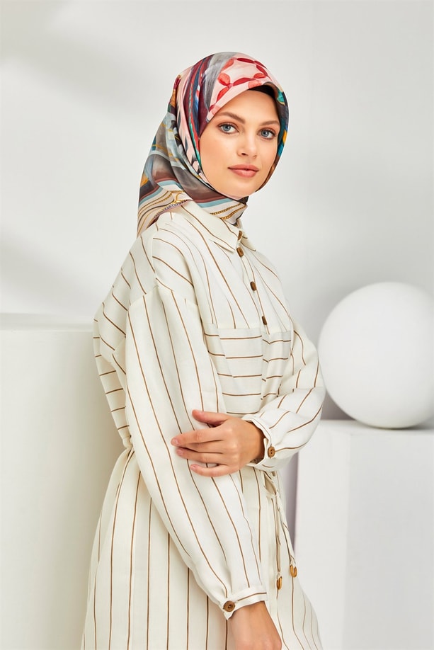Armine Twill İpek Eşarp 20Ya8319 80