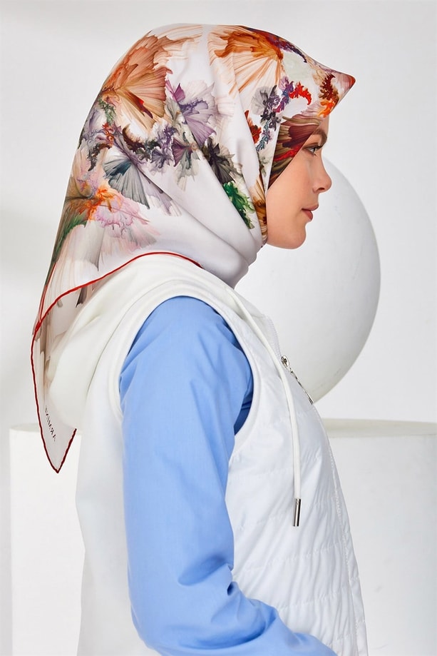 Armine Twill İpek Eşarp 20Ya8337 02