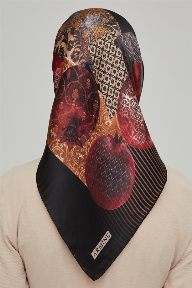 Armine Twill İpek Eşarp 21Ka8605 09