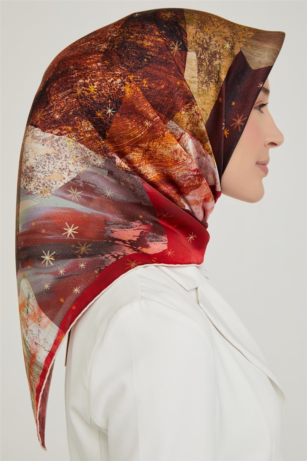 Armine Twill İpek Eşarp 21Ka8608 05