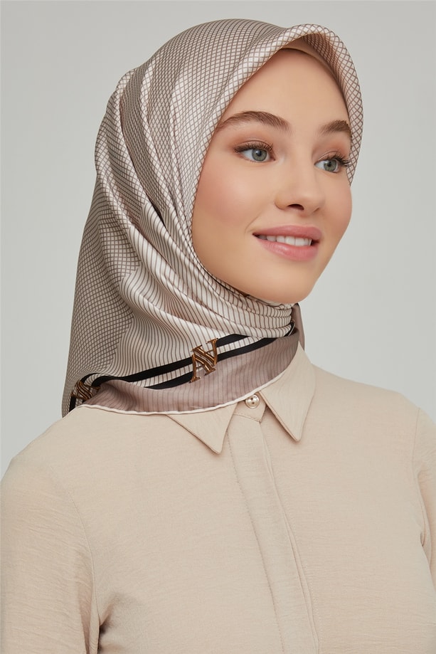 Armine Twill İpek Eşarp 21Ka8616 34