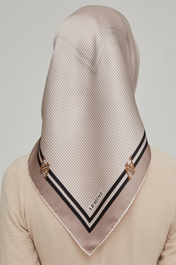 Armine Twill İpek Eşarp 21Ka8616 34
