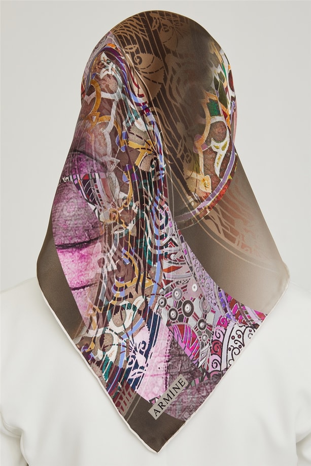 Armine Twill İpek Eşarp 21Ka8622 41