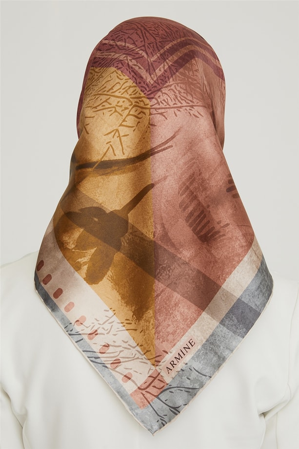 Armine Twill İpek Eşarp 21Ka8625 08