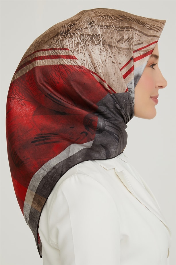Armine Twill İpek Eşarp 21Ka8625 33