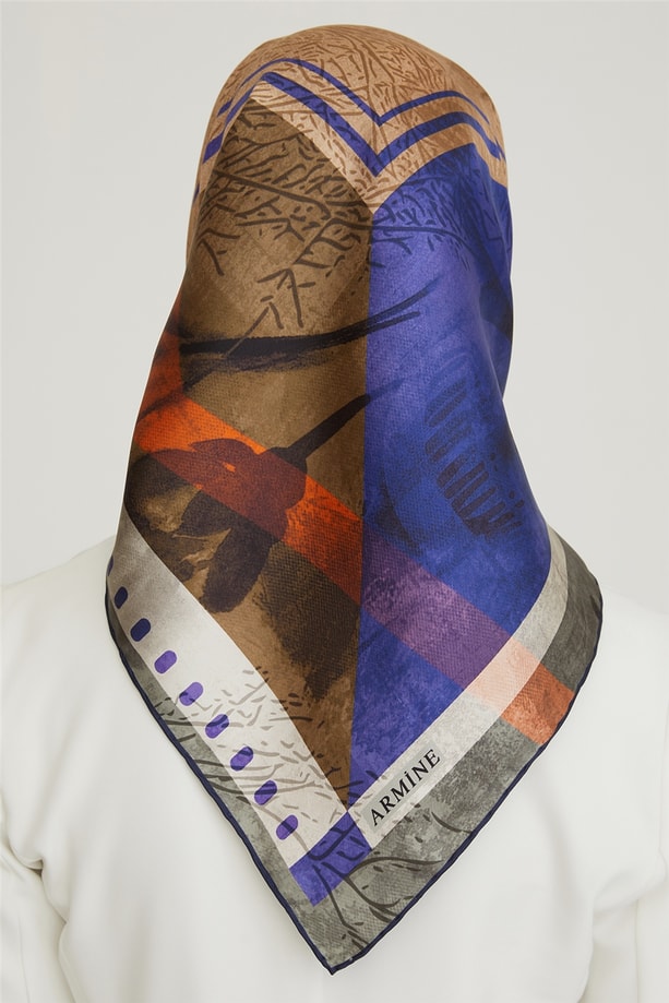 Armine Twill İpek Eşarp 21Ka8625 37