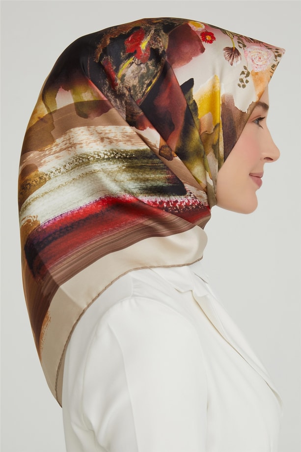 Armine Twill İpek Eşarp 21Ka8630 01