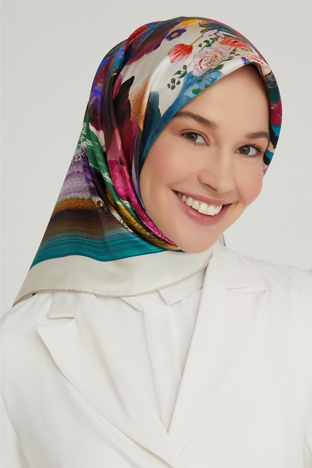 Armine Twill İpek Eşarp 21Ka8630 02