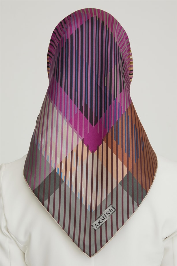 Armine Twill İpek Eşarp 21Ka8635 37
