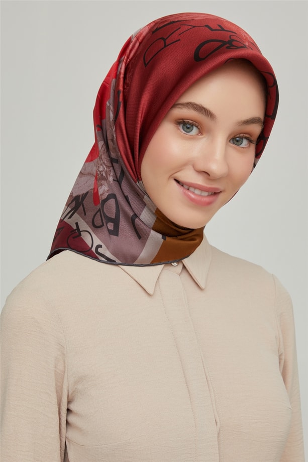 Armine Twill İpek Eşarp 21Ka8637 09