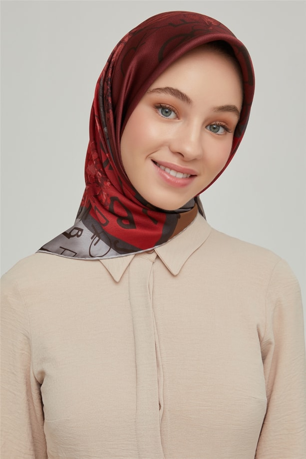 Armine Twill İpek Eşarp 21Ka8637 33