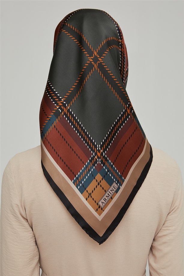 Armine Twill İpek Eşarp 21Ka8640 19