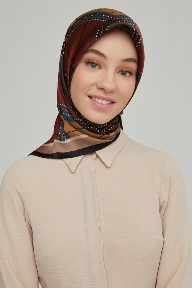 Armine Twill İpek Eşarp 21Ka8640 19