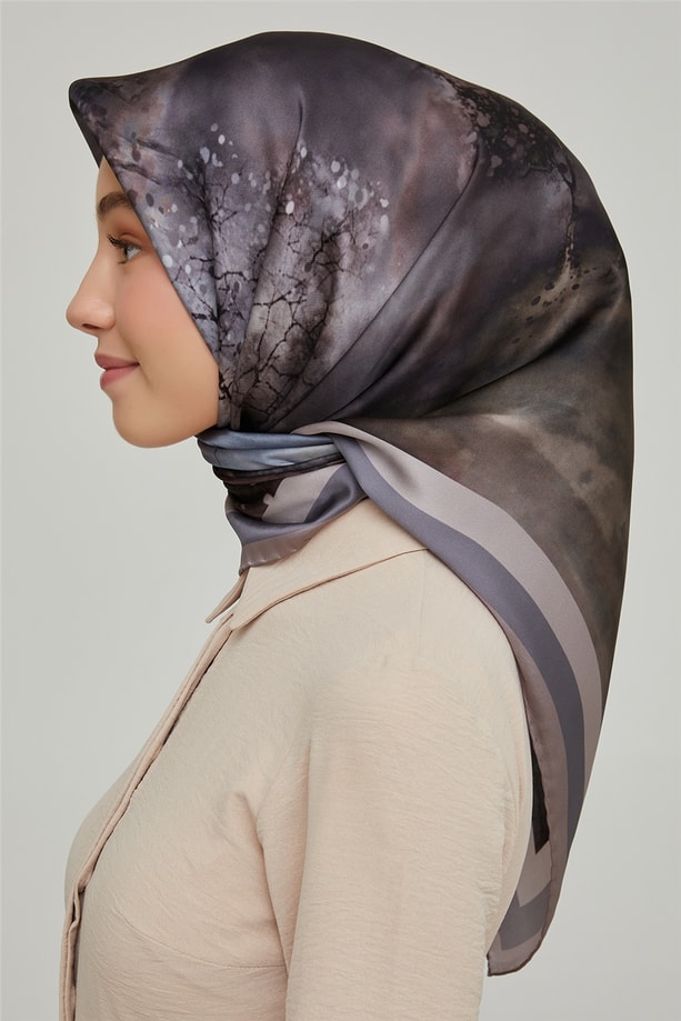 Armine Twill İpek Eşarp 21Ka8643 09