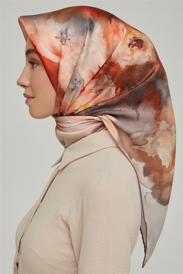 Armine Twill İpek Eşarp 21Ka8645 08