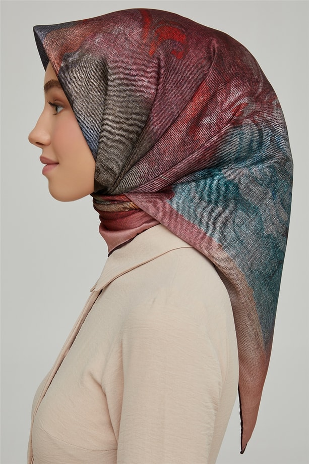 Armine Twill İpek Eşarp 21Ka8648 36