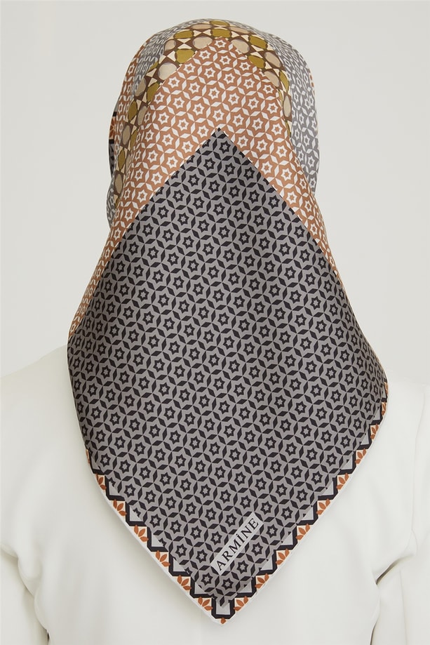 Armine Twill İpek Eşarp 21KA8669 33